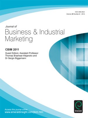 cover image of Journal of Business & Industrial Marketing, Volume 29, Issue 4
